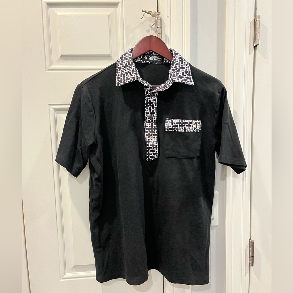 Nation Golf Co. hard collar shirt